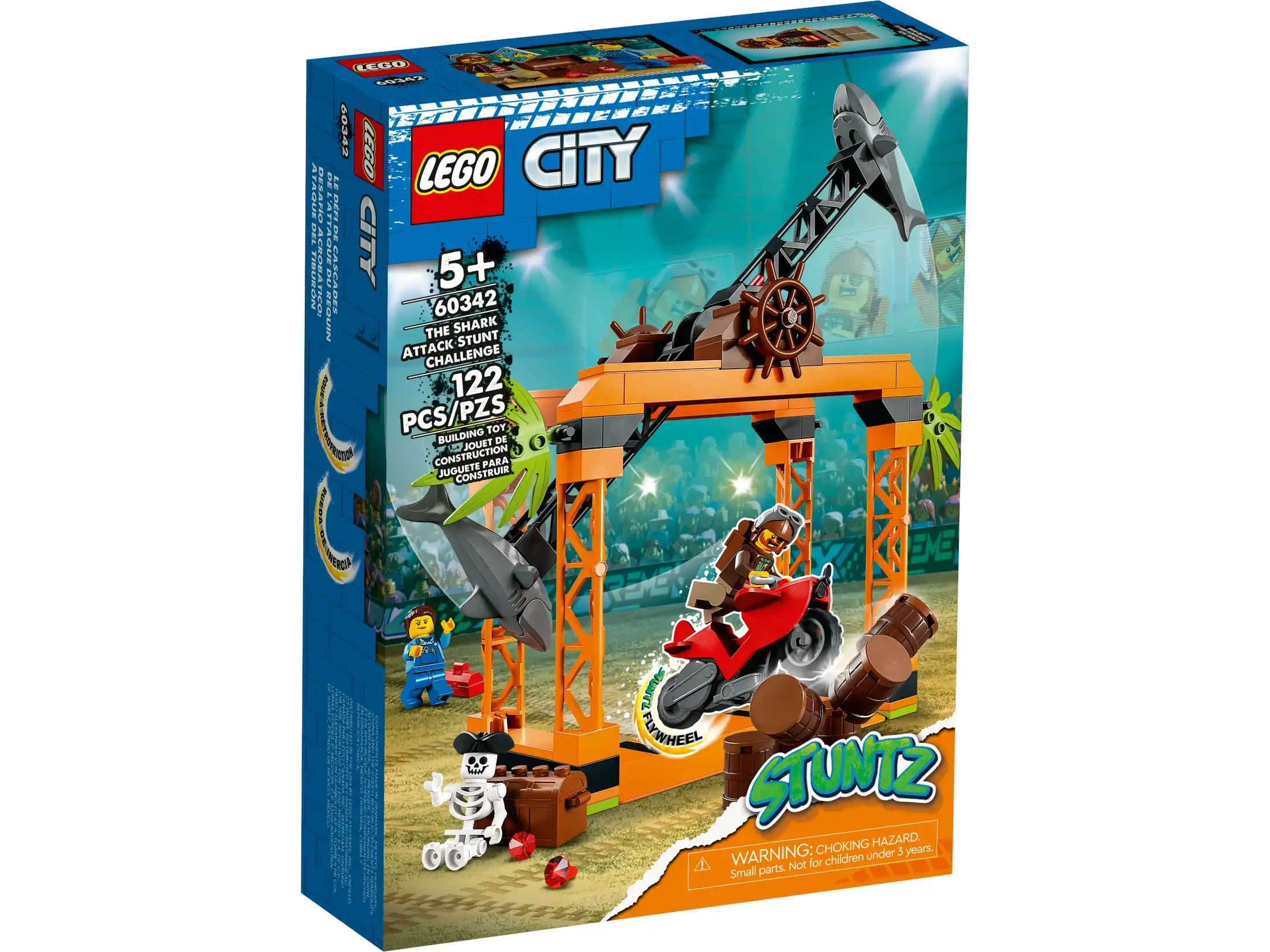 LEGO 60342 The Shark Attack Stunt Challenge - City Stuntz