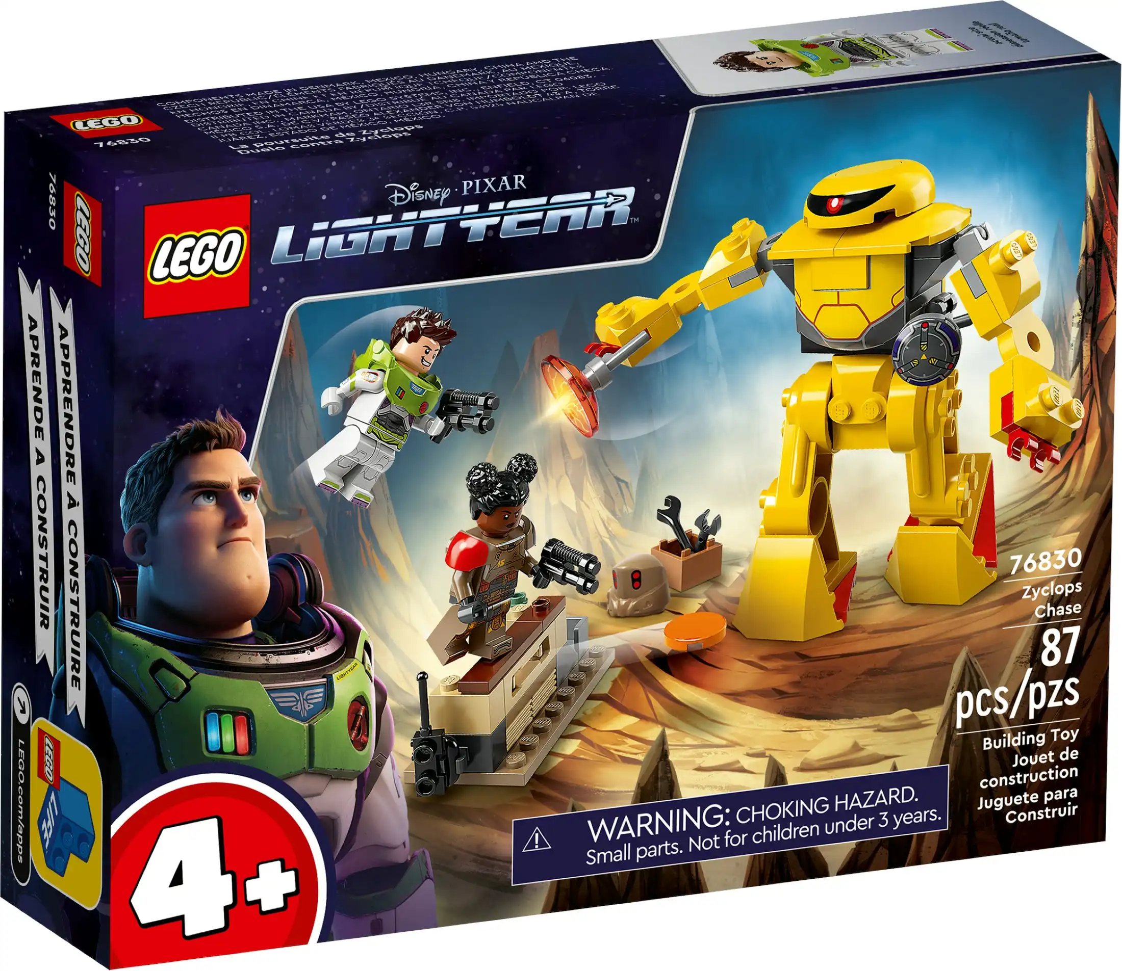 LEGO 76830 Zyclops Chase - Buzz Lightyear Disney 4+