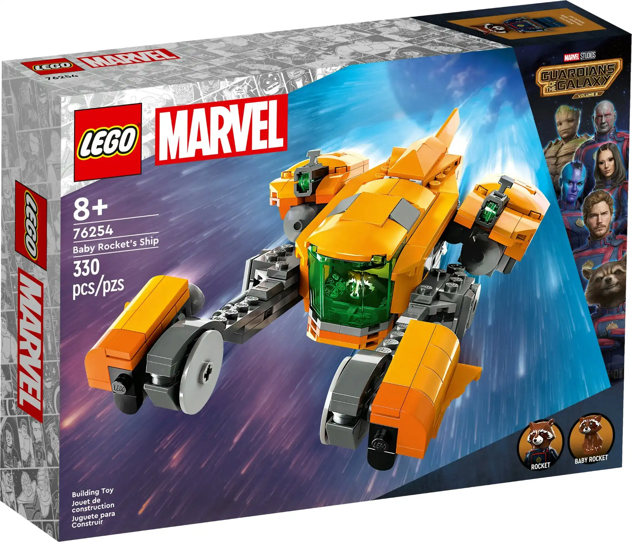 LEGO 76254 Baby Rockets Ship - Super Heroes Marvel Guardians of the Galaxy Volume 3