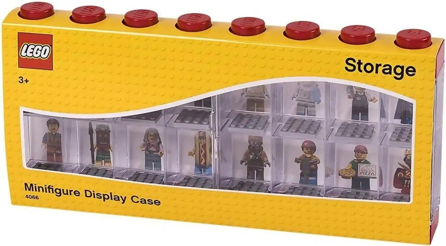LEGO Minifigure Display Case 16 - Red - Room Copenhagen