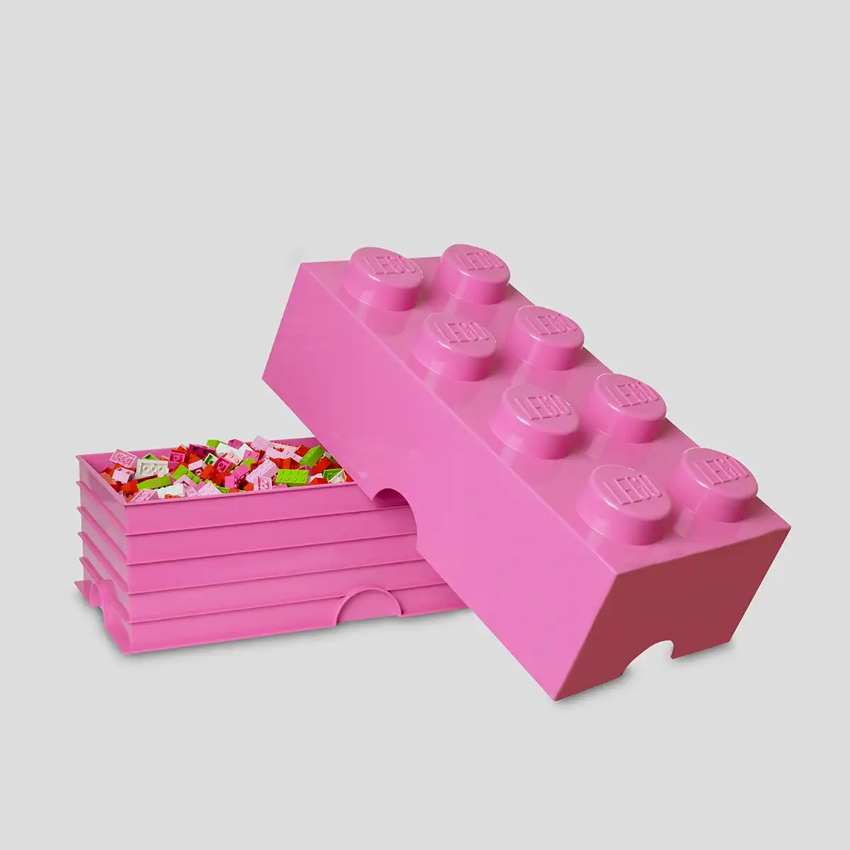 LEGO Storage Brick 8 Bright Pink - Room Copenhagen