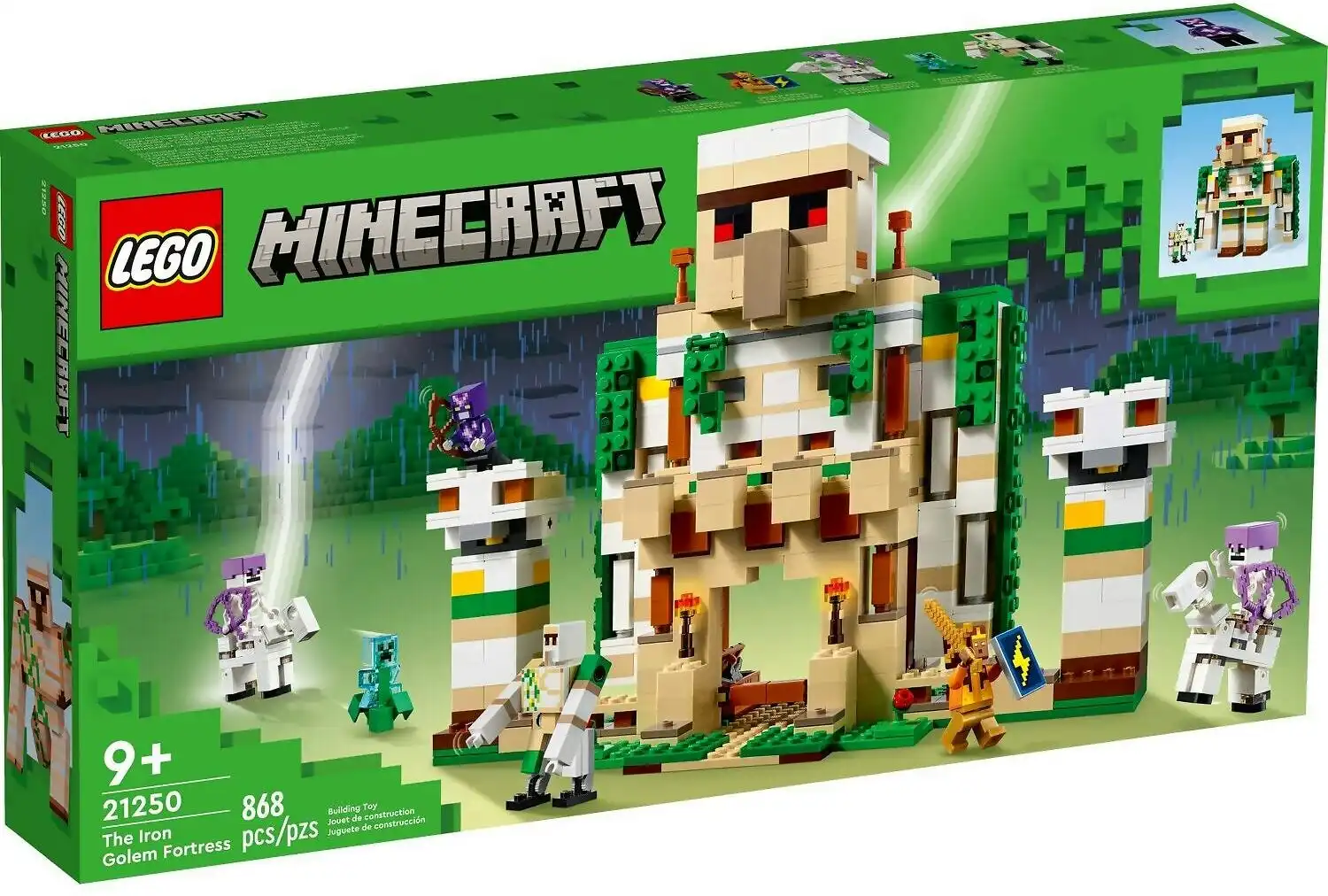 LEGO 21250 The Iron Golem Fortress - Minecraft