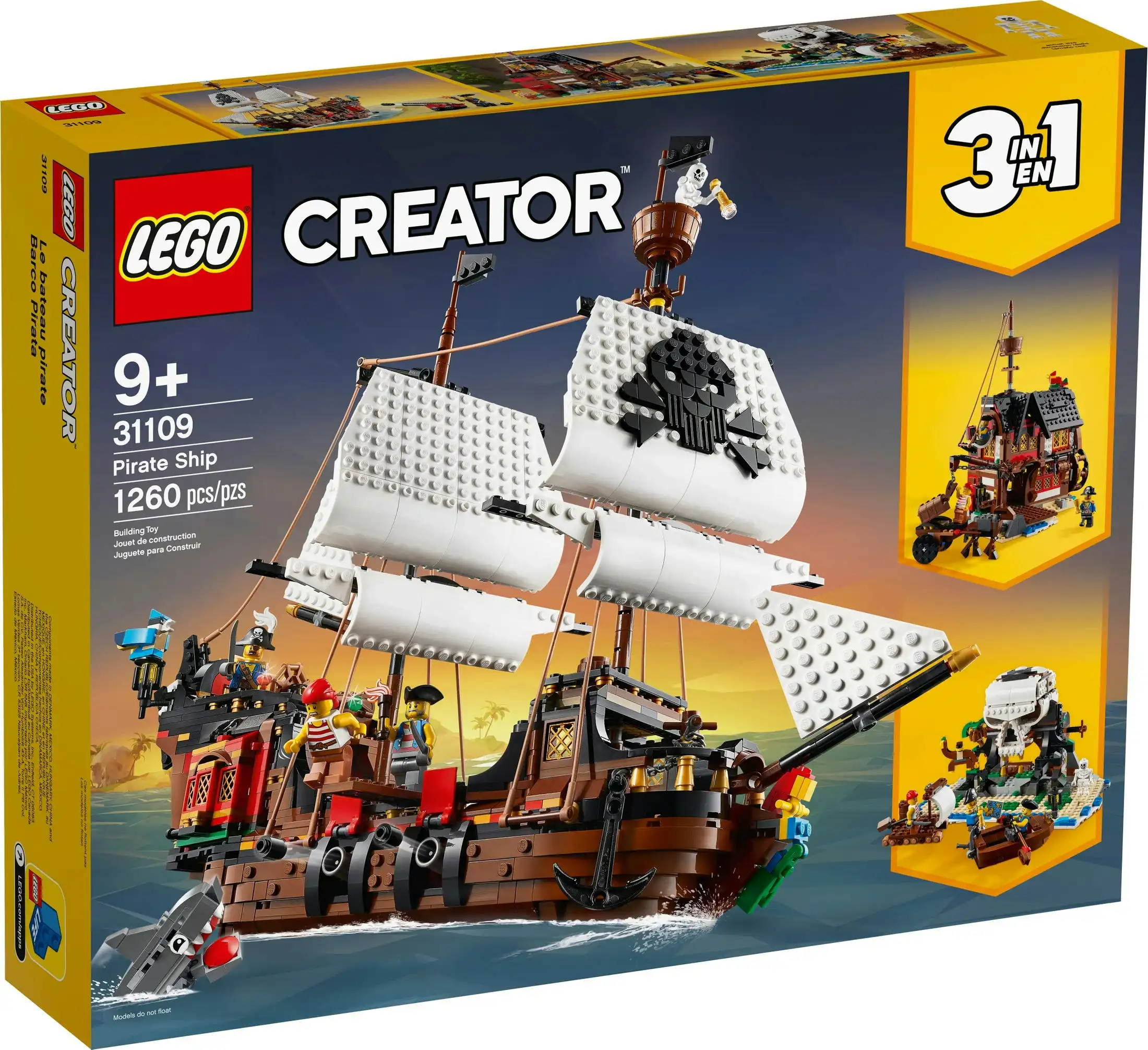 LEGO 31109 Pirate Ship  - Creator  3-in-1