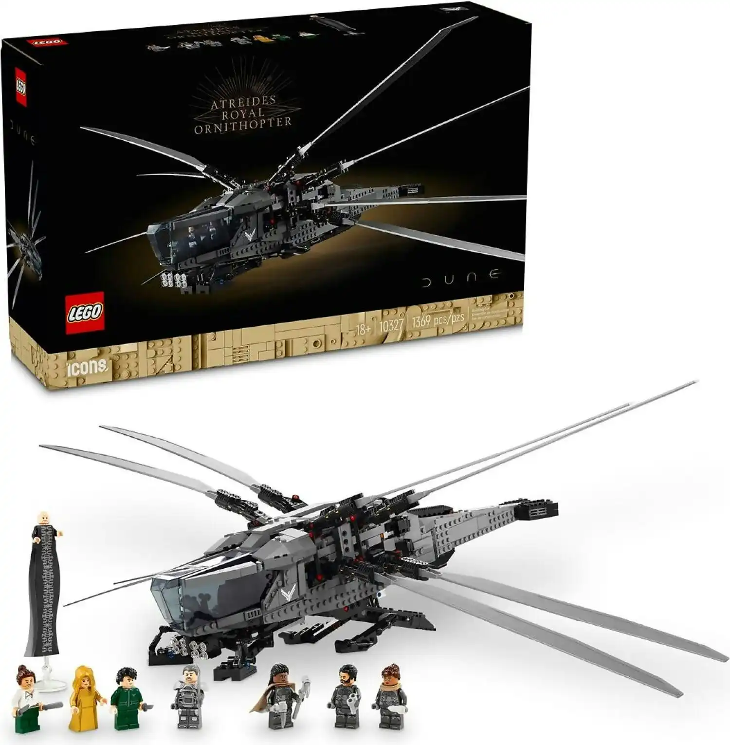 LEGO 10327 Dune Atreides Royal Ornithopter - Icons