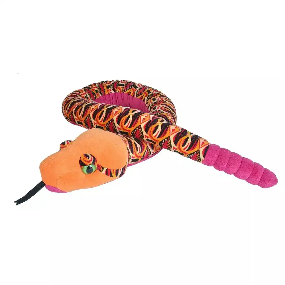 Wild Republic - Plush Snake Tribal Orange 137cm