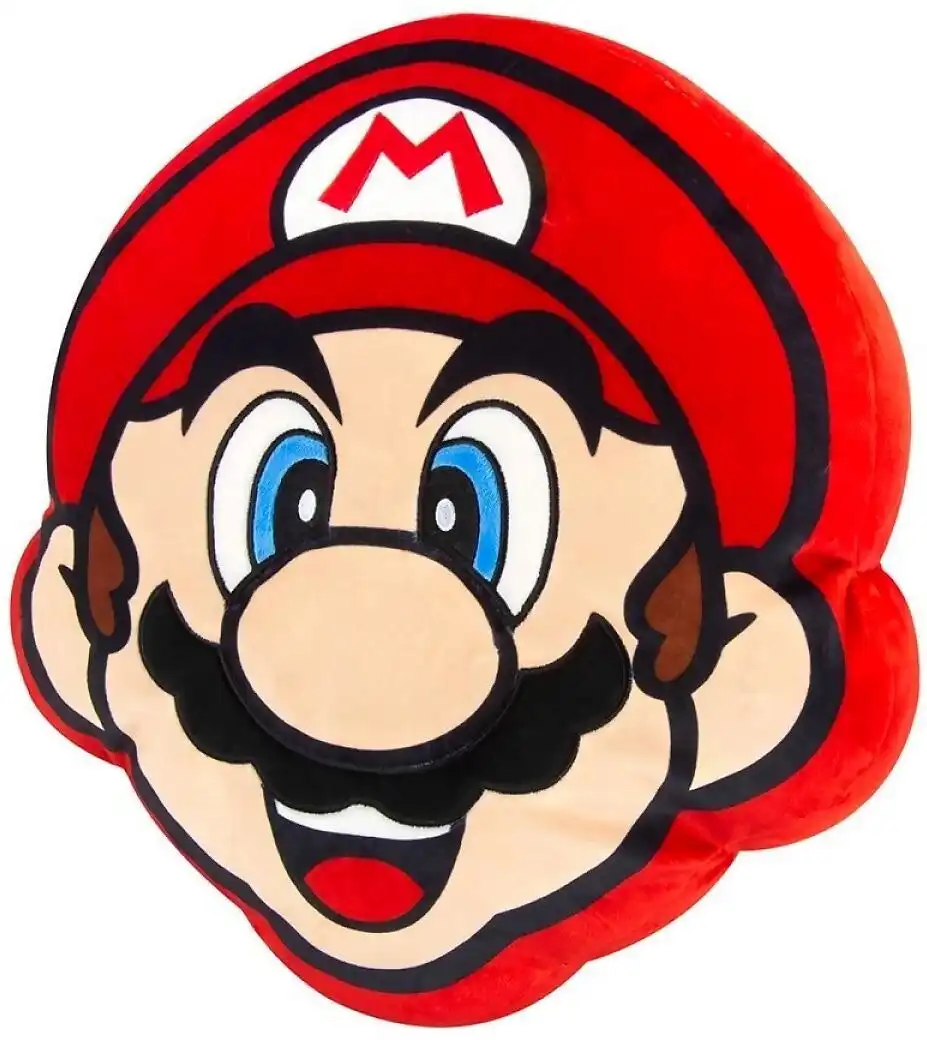 Nintendo - Club Mocchi- Mocchi Nintendo Super Mario Junior 15cm Mario Head Plush