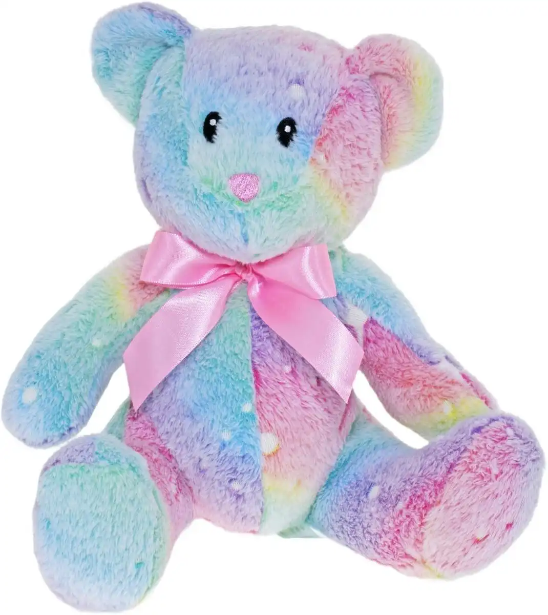 Cotton Candy - Plush Bear Teddy Blue Multi Glow In The Dark