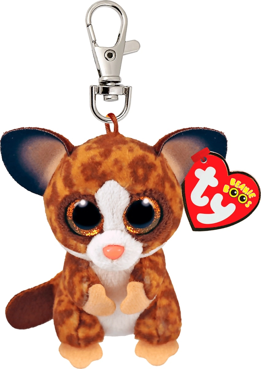 Ty Beanie Boos Clip On - Binky Brown Bush Baby 10cm