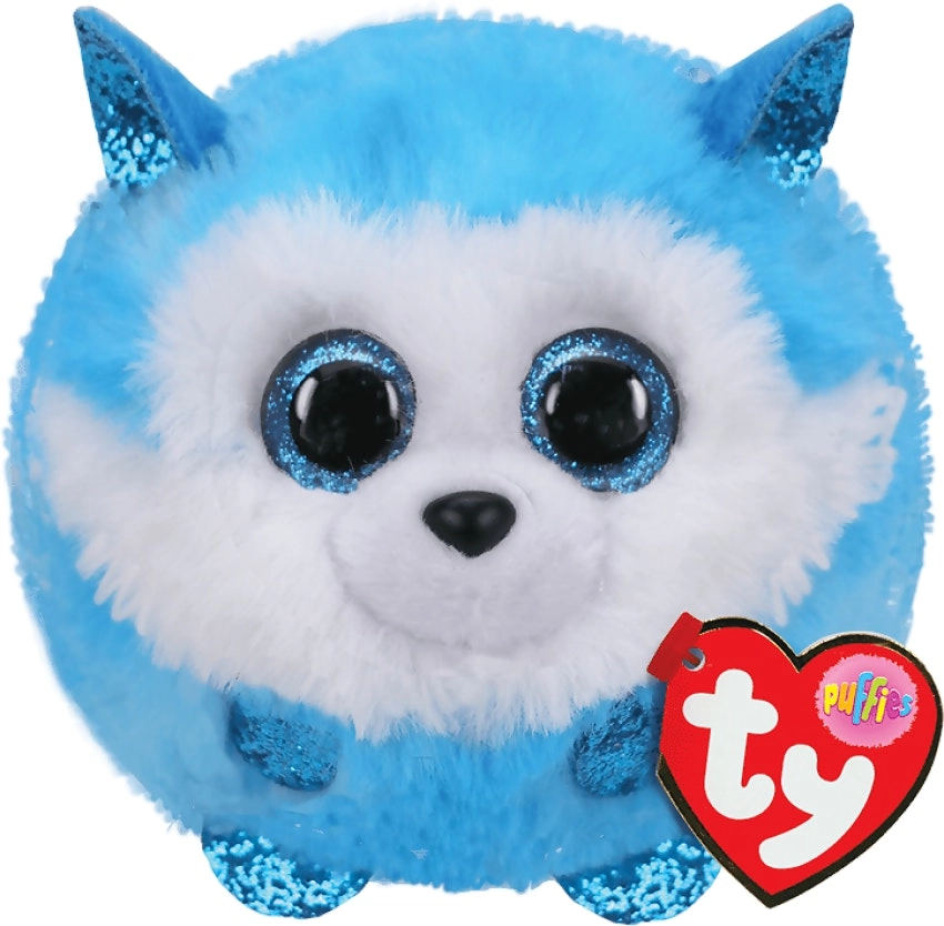 Ty - Beanie Ball Puffies - Prince Blue Husky 10cm