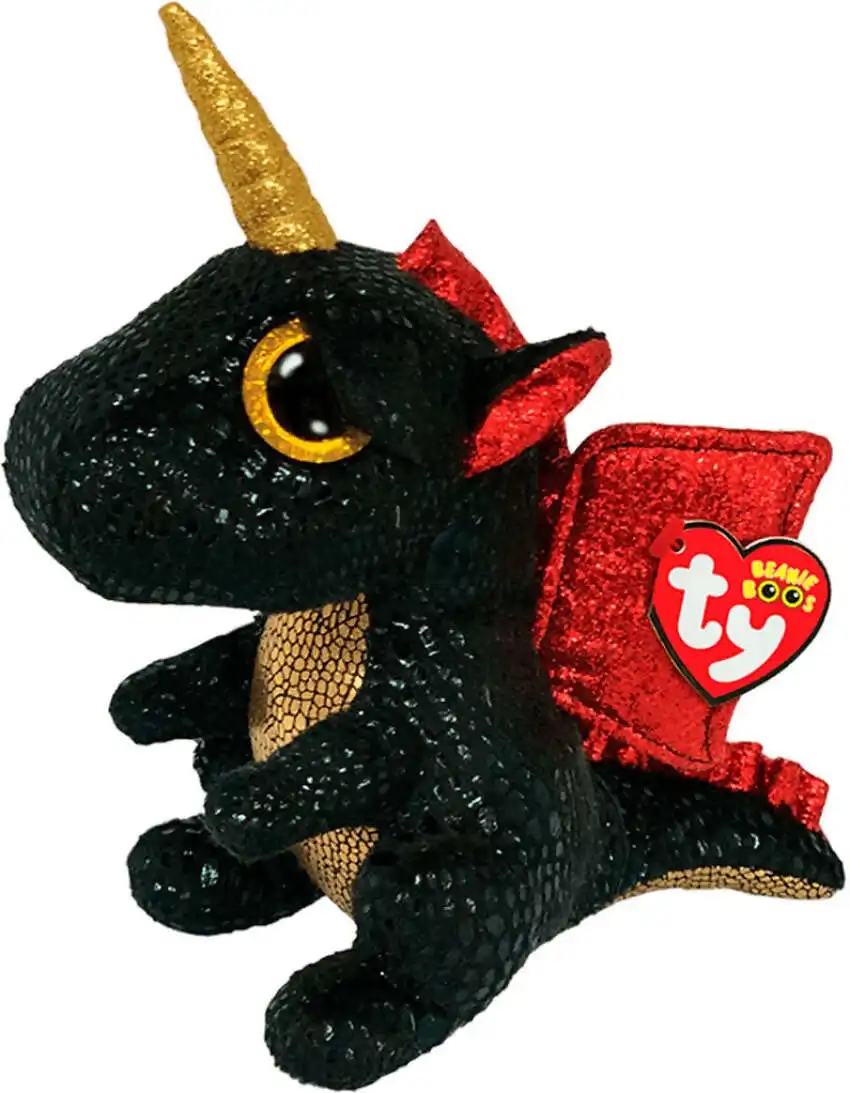Ty Beanie Boos - Grindal With Horn Dragon Small 15cm