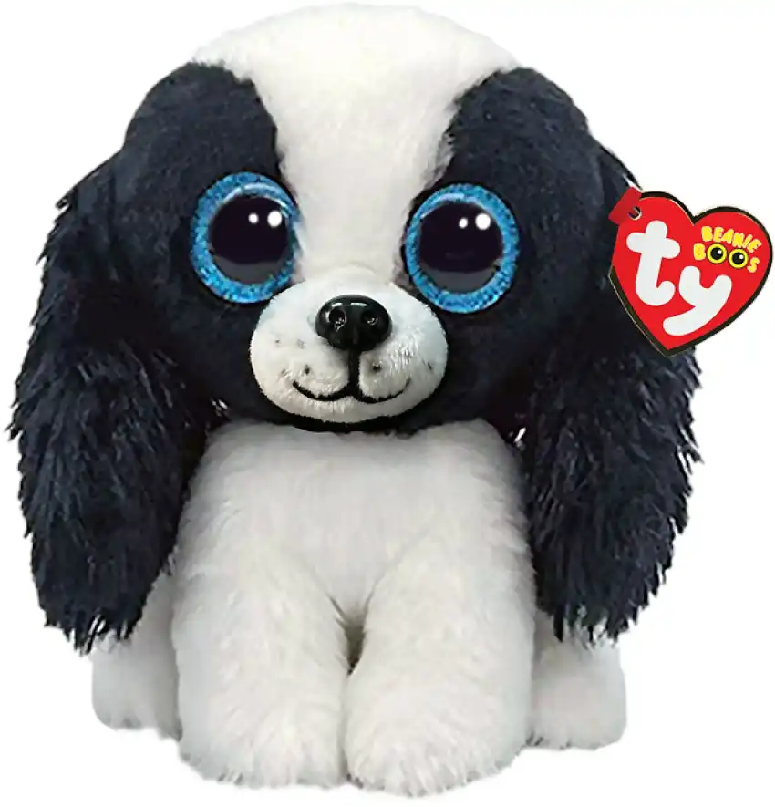 Ty - Beanie Boos - Sissy Black And White Dog Small 15cm