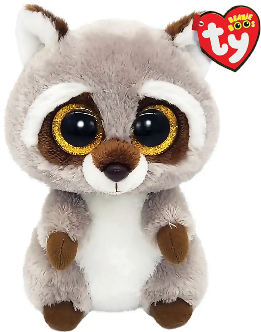 Ty - Beanie Boos - Oakie Brown Raccoon Small 15cm