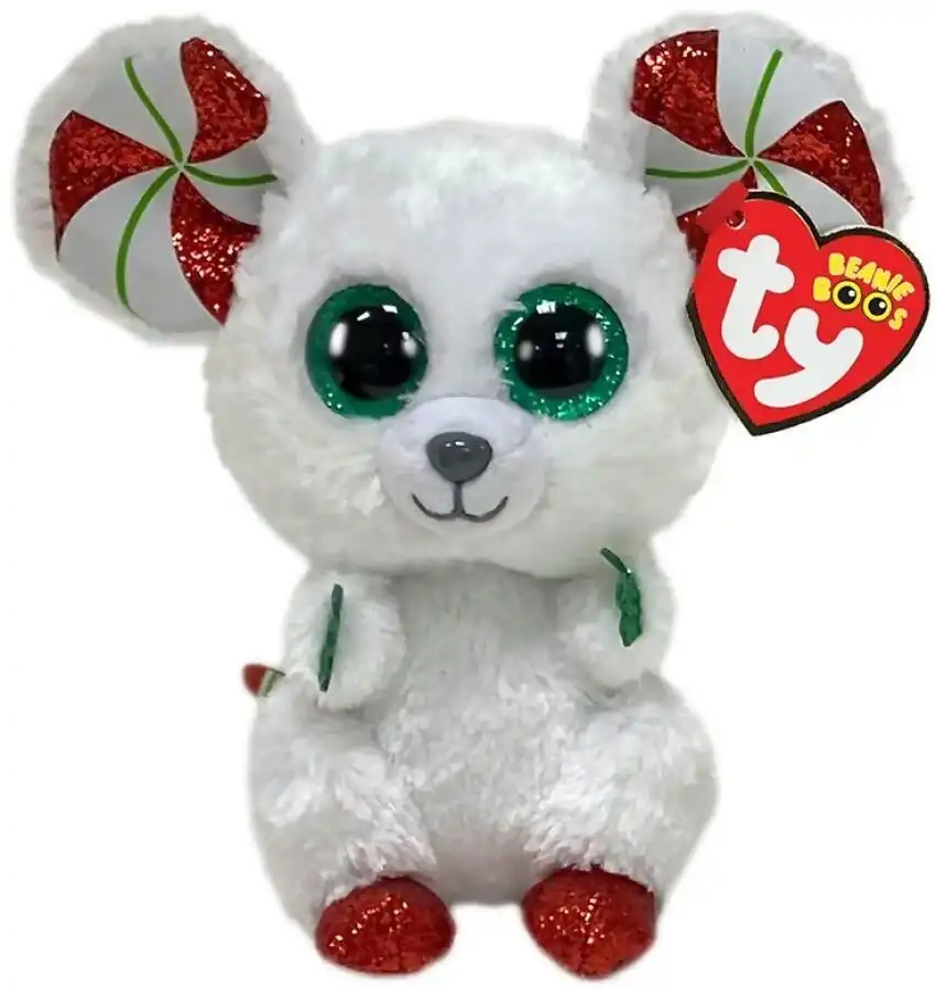 Ty - Beanie Boos - Xmas Chimney The Mouse Small 15cm