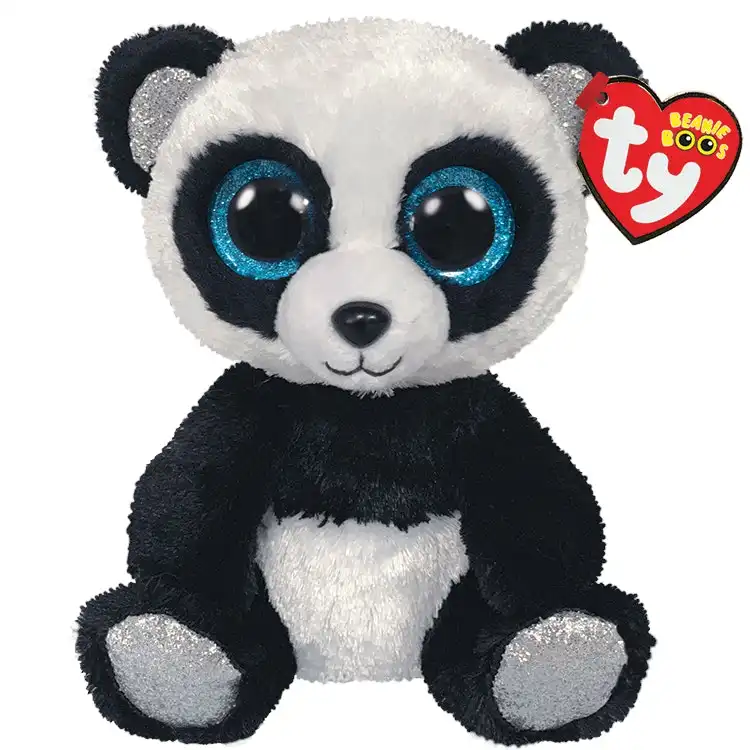 Ty Beanie Boos - Bamboo - Black And White Panda 15cm Small