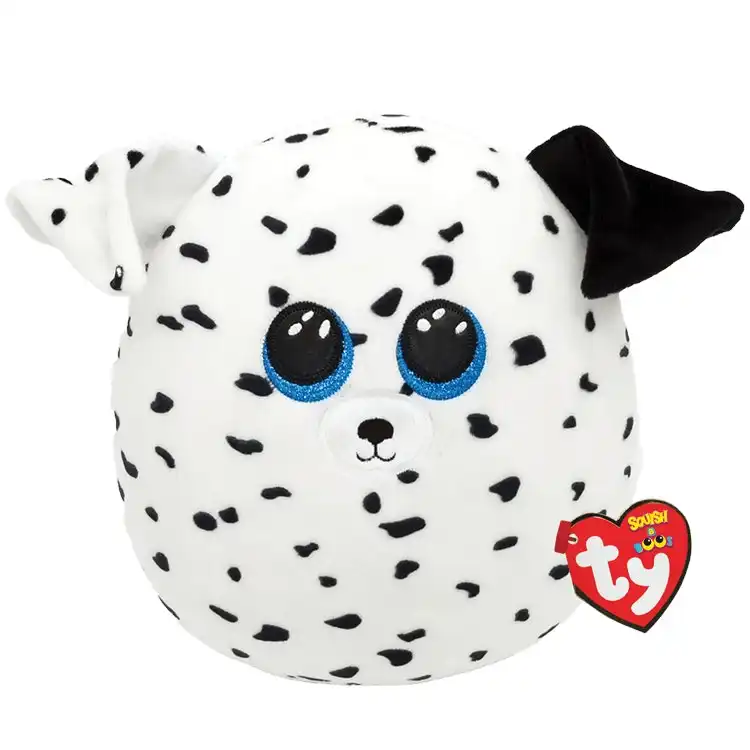 Ty - Squish-a-boos - Fetch - Dalmatian Dog Medium 25cm (10'') - Squishy Beanies