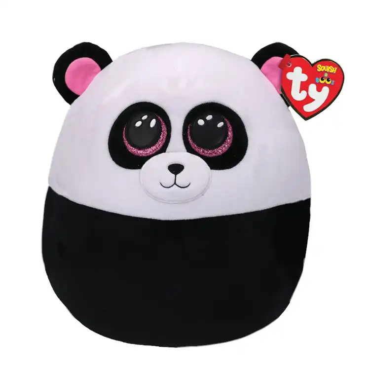 Ty Squish-a-boos - Bamboo - Black And White Panda 25cm