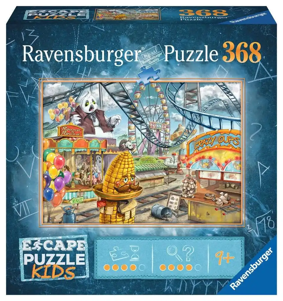 Ravensburger - Kids Escape Amusement Park Plight Jigsaw Puzzle 368 Pieces