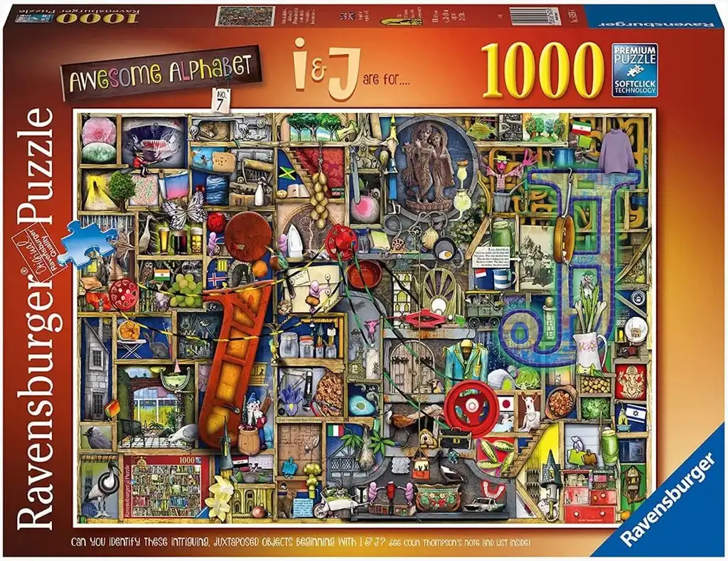 Ravensburger - Awesome Alphabet Jigsaw Puzzle 1000 Pieces