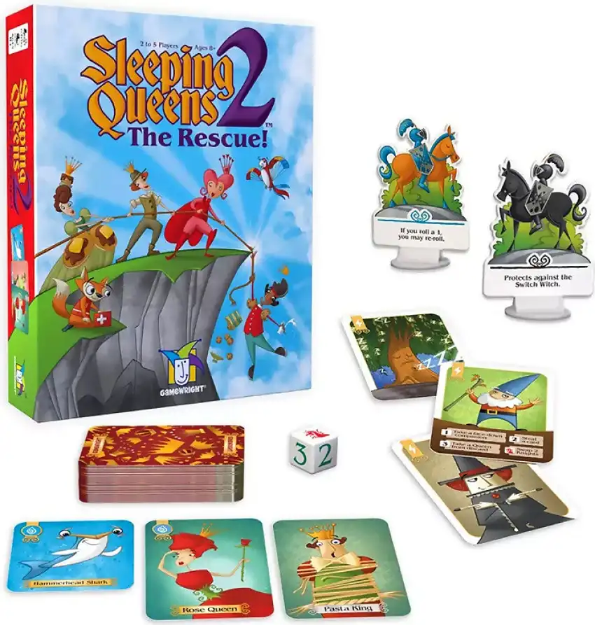 Gamewright - Sleeping Queens 2 The Rescue! Game