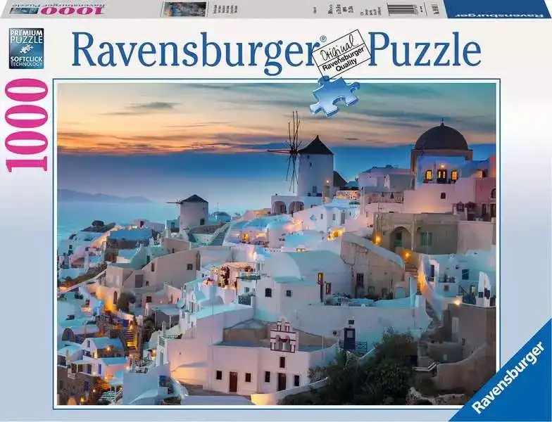 Ravensburger - Evening Over Santorini Jigsaw Puzzle 1000 Pieces