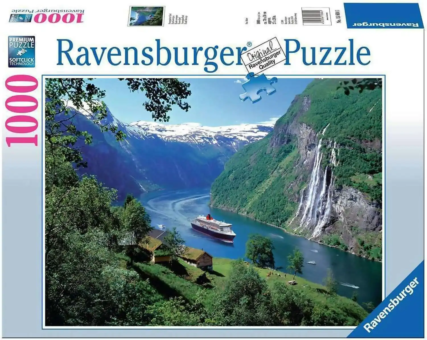 Ravensburger - Norwegian Fjord Jigsaw Puzzle 1000 Pieces