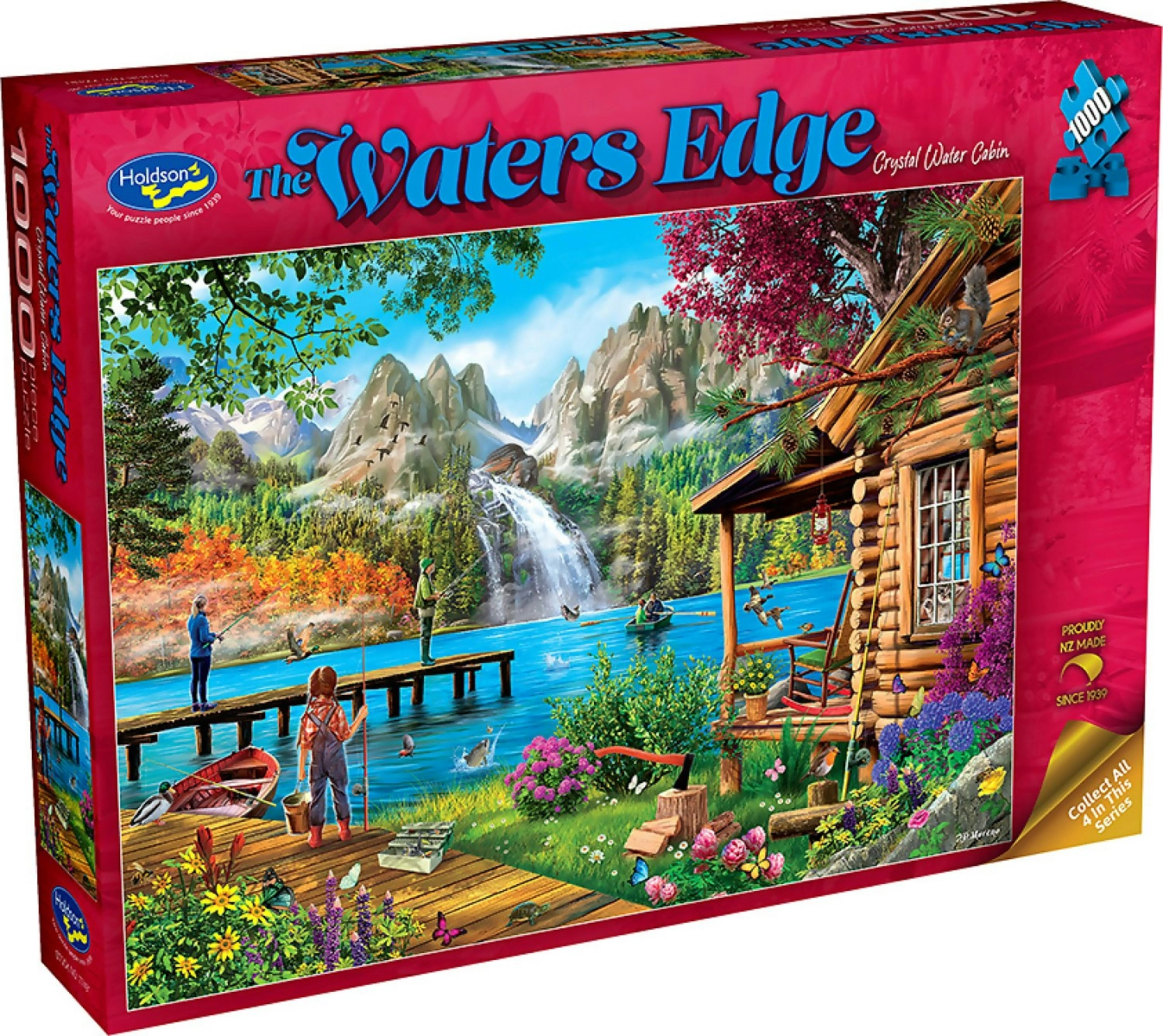 Holdson - Water's Edge Crystal Water Cabin Jigsaw Puzzle 1000 Pieces