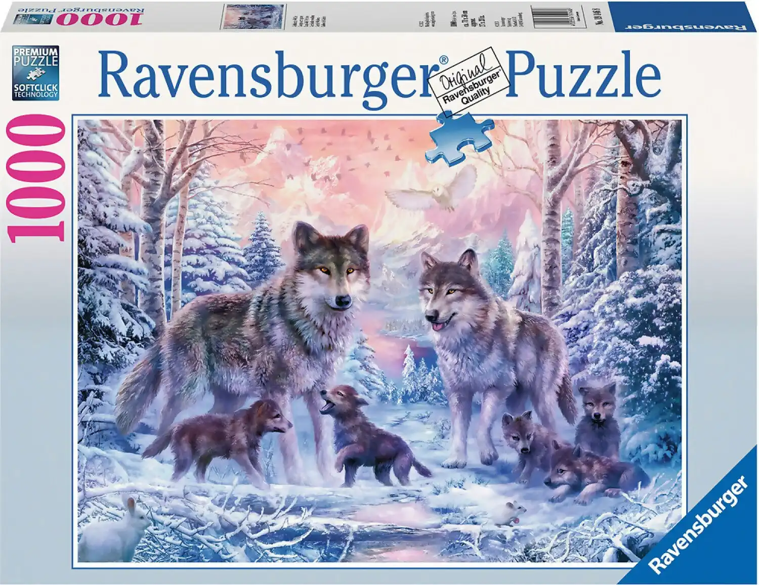 Ravensburger - Arctic Wolves Jigsaw Puzzle 1000 Pieces