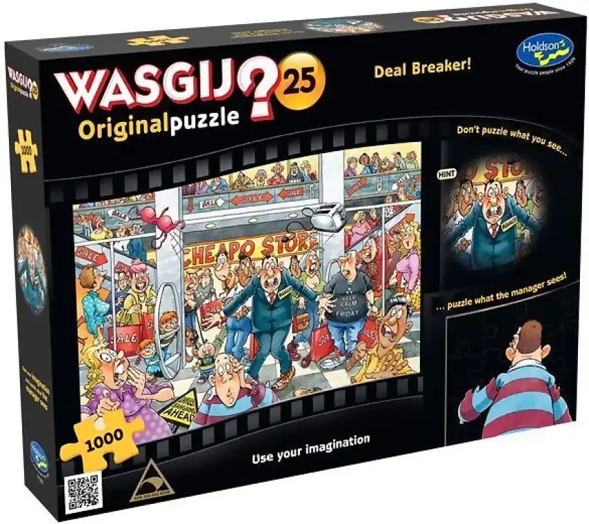 Wasgij - Original 25 - Deal Breaker Holdson Jigsaw Puzzle 1000 Pieces