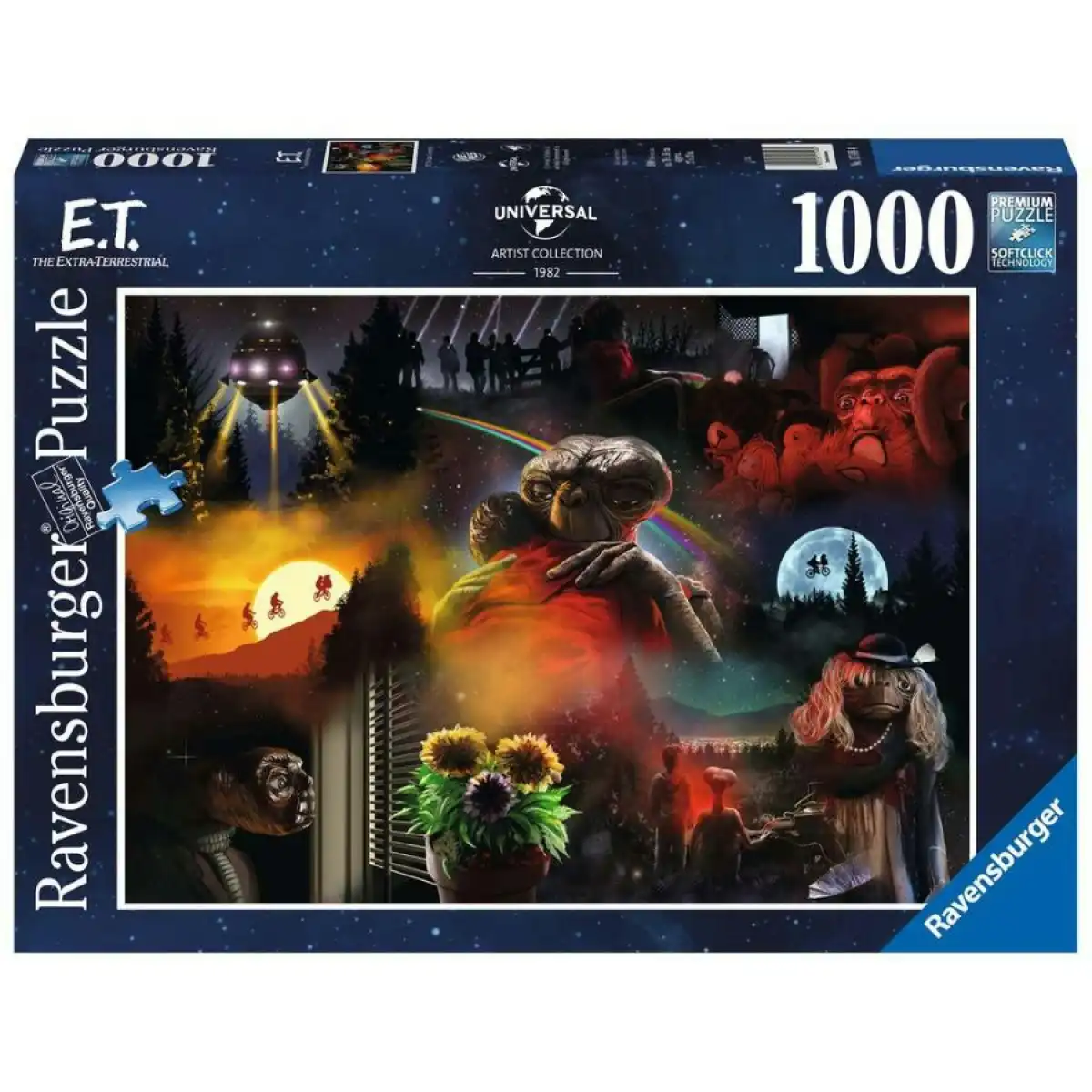 Ravensburger - E.t Artist Collection The Extra Terrestrial Jigsaw Puzzle 1000 Pieces