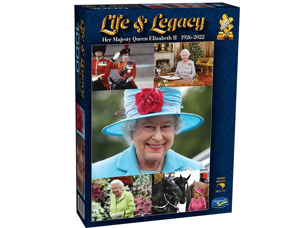 Holdson - Puzz1000 Queen Elizabeth Ii Life & Legacy Jigsaw Puzzle -