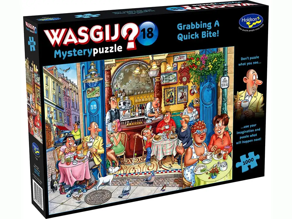 Wasgij - Mystery 18 Grabbing A Quick Bite Jigsaw Puzzle 1000 Pieces