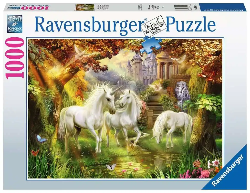 Ravensburger - Unicorns In The Forest Jigsaw Puzzle 1000 Pieces