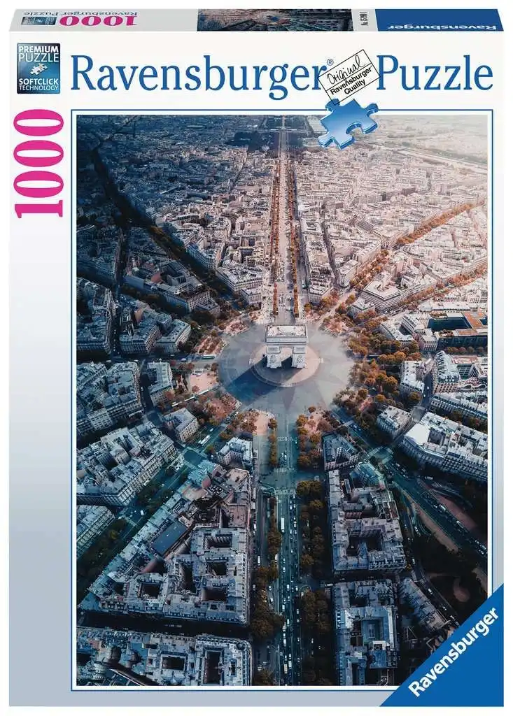 Ravensburger - Paris From Above Jigsaw Puzzle 1000 Pieces