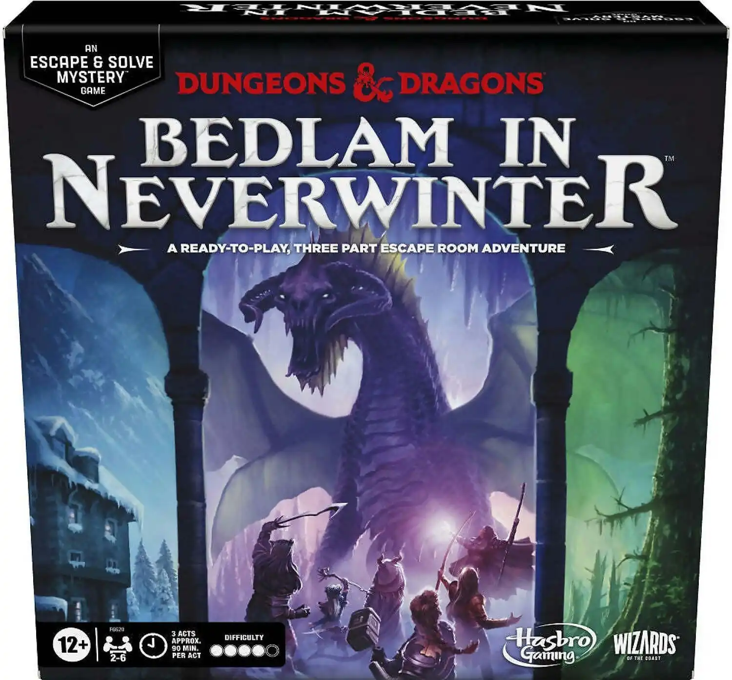 Dungeons And Dragons - Bedlam In Neverwinter An Escape & Solve Mystery Game - Hasbro