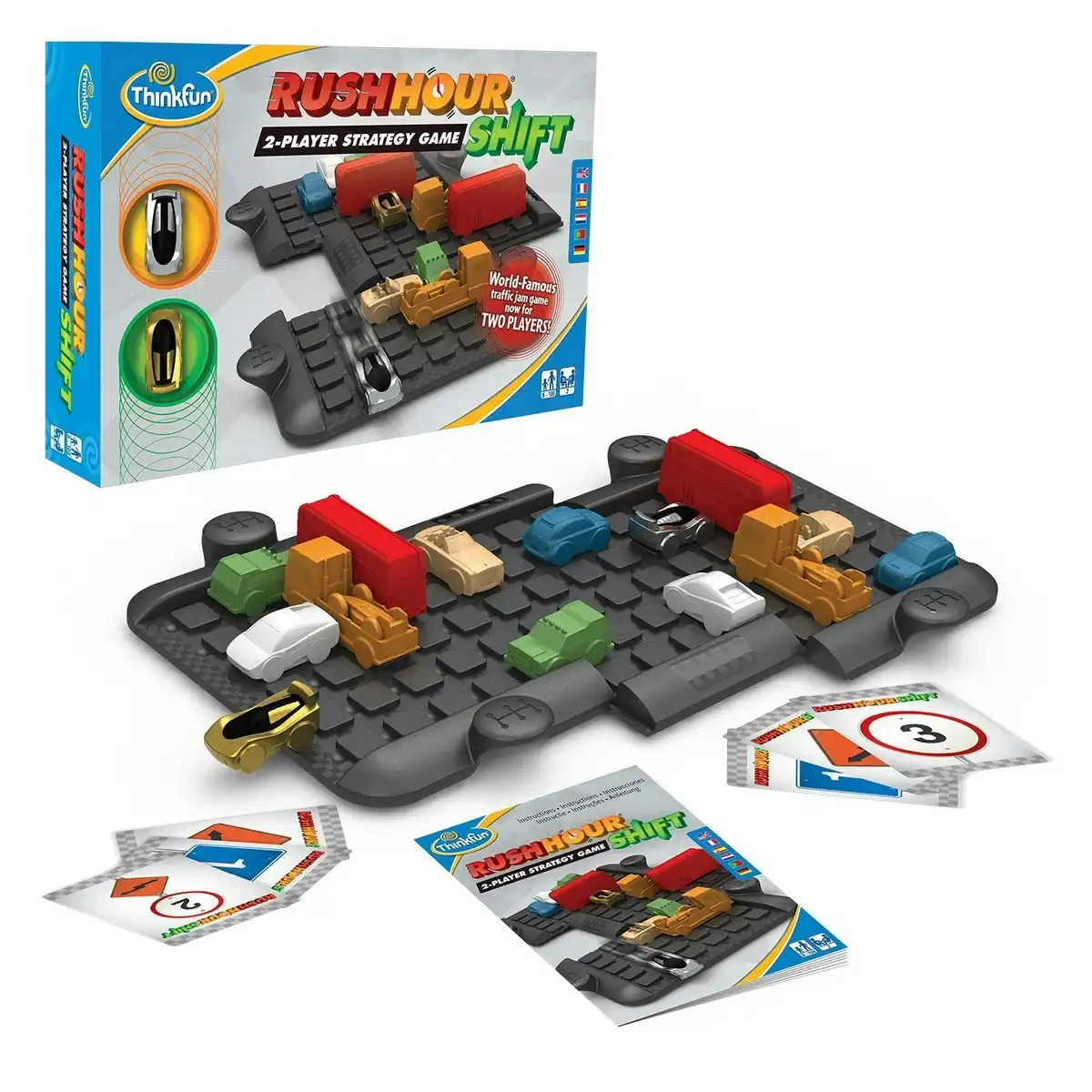 ThinkFun - Rush Hour Shift 2 Player Family Strategy Game