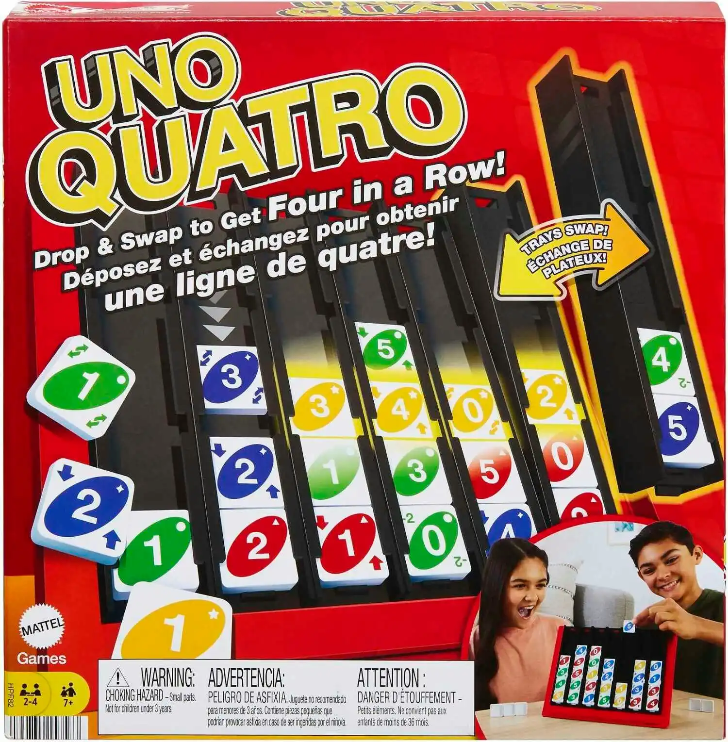 Uno - Quatro Game Adult Family And Game Night