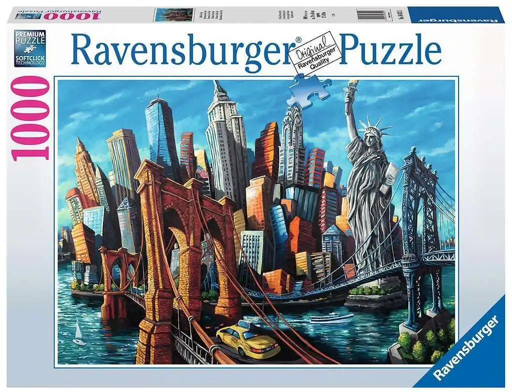 Ravensburger - Welcome To New York 1000 Pieces Jigsaw Puzzle