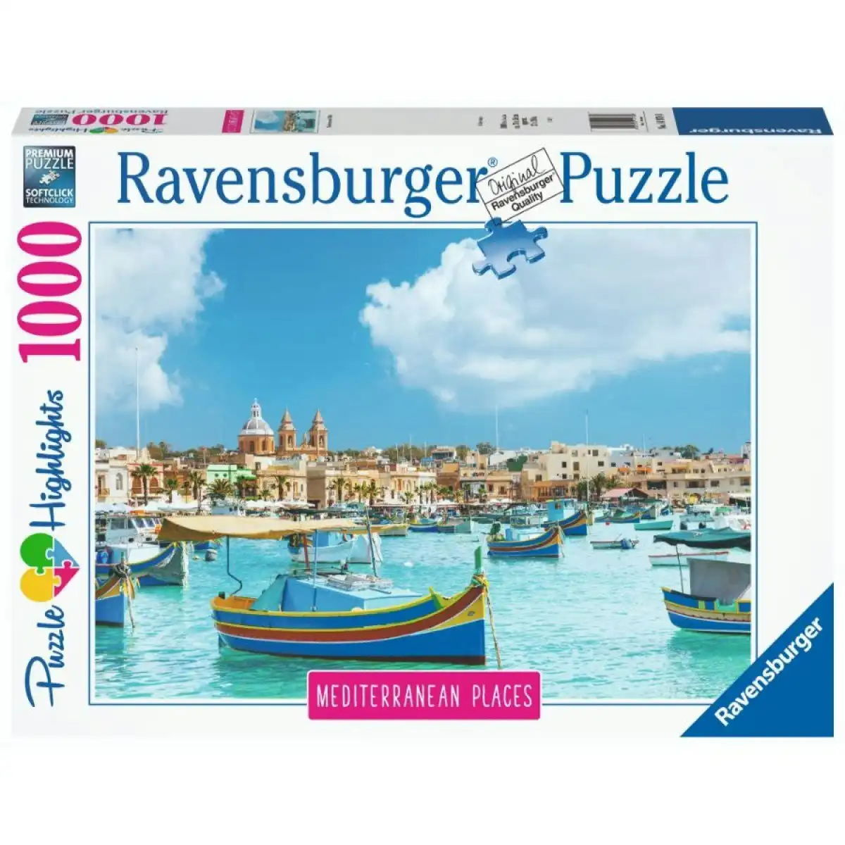 Ravensburger - Mediterranean Malta Jigsaw Puzzle 1000 Pieces
