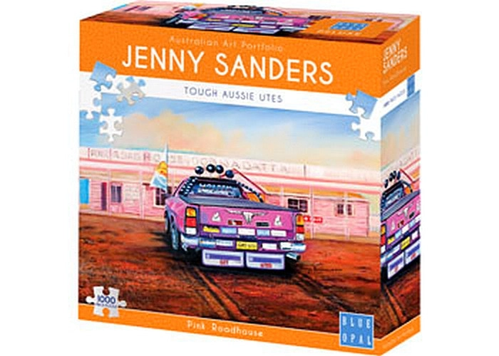 Blue Opal - Pink Roadhouse Jigsaw Puzzle 1000 Pieces