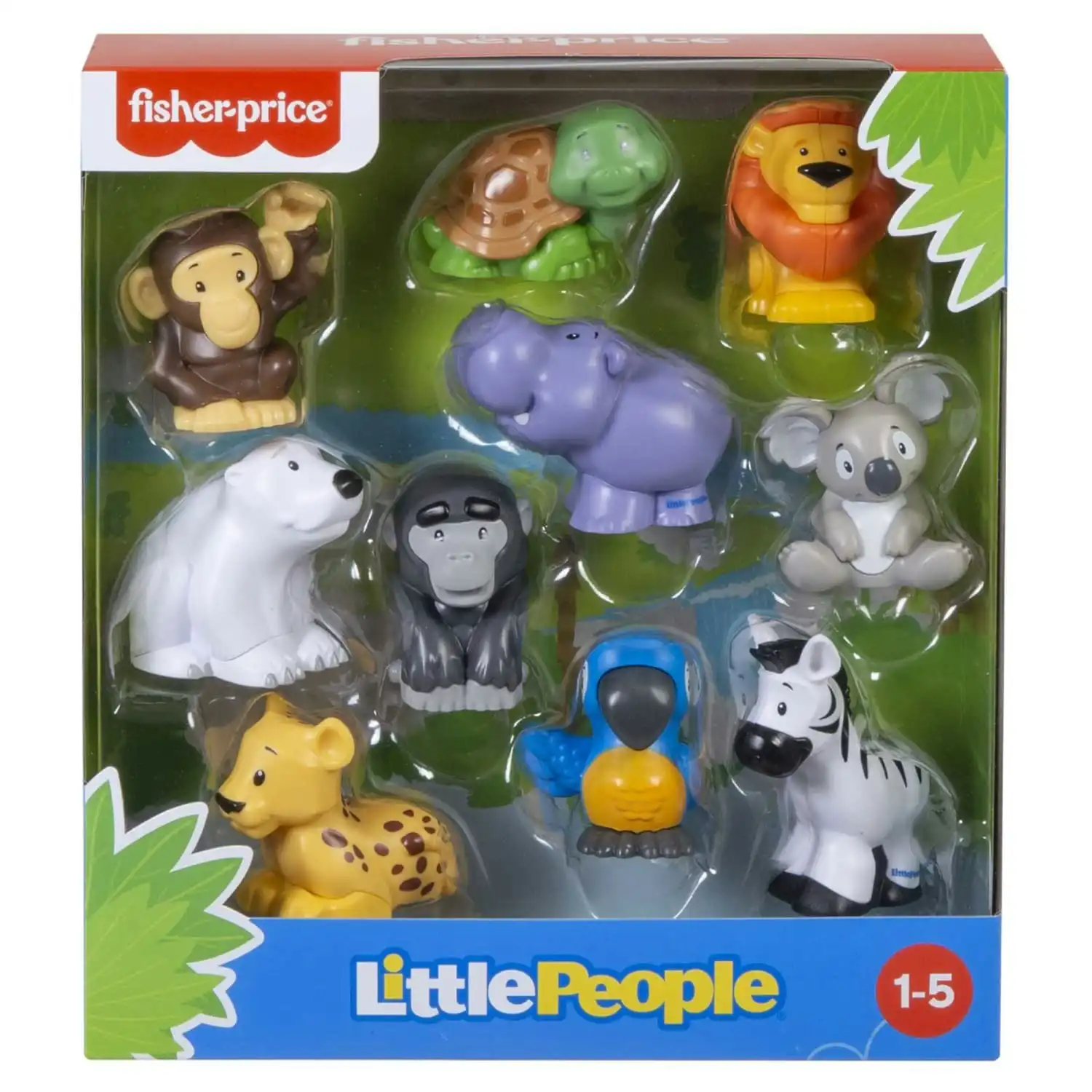 Fisher-Price - Little People 10-piece Animal Figure Set