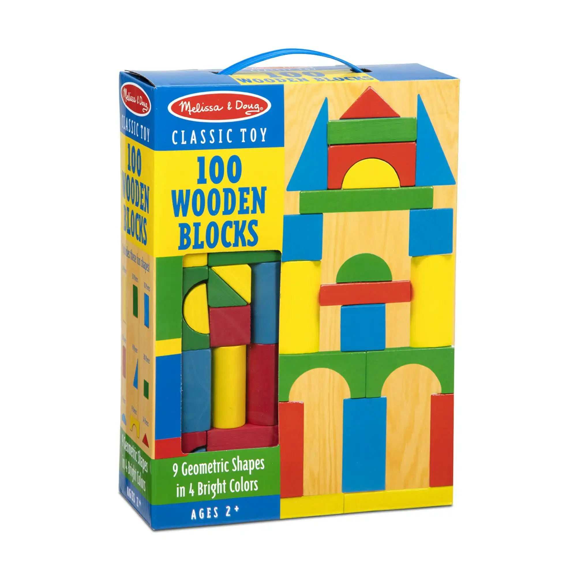 Melissa & Doug - 100 Piece Wood Blocks Set