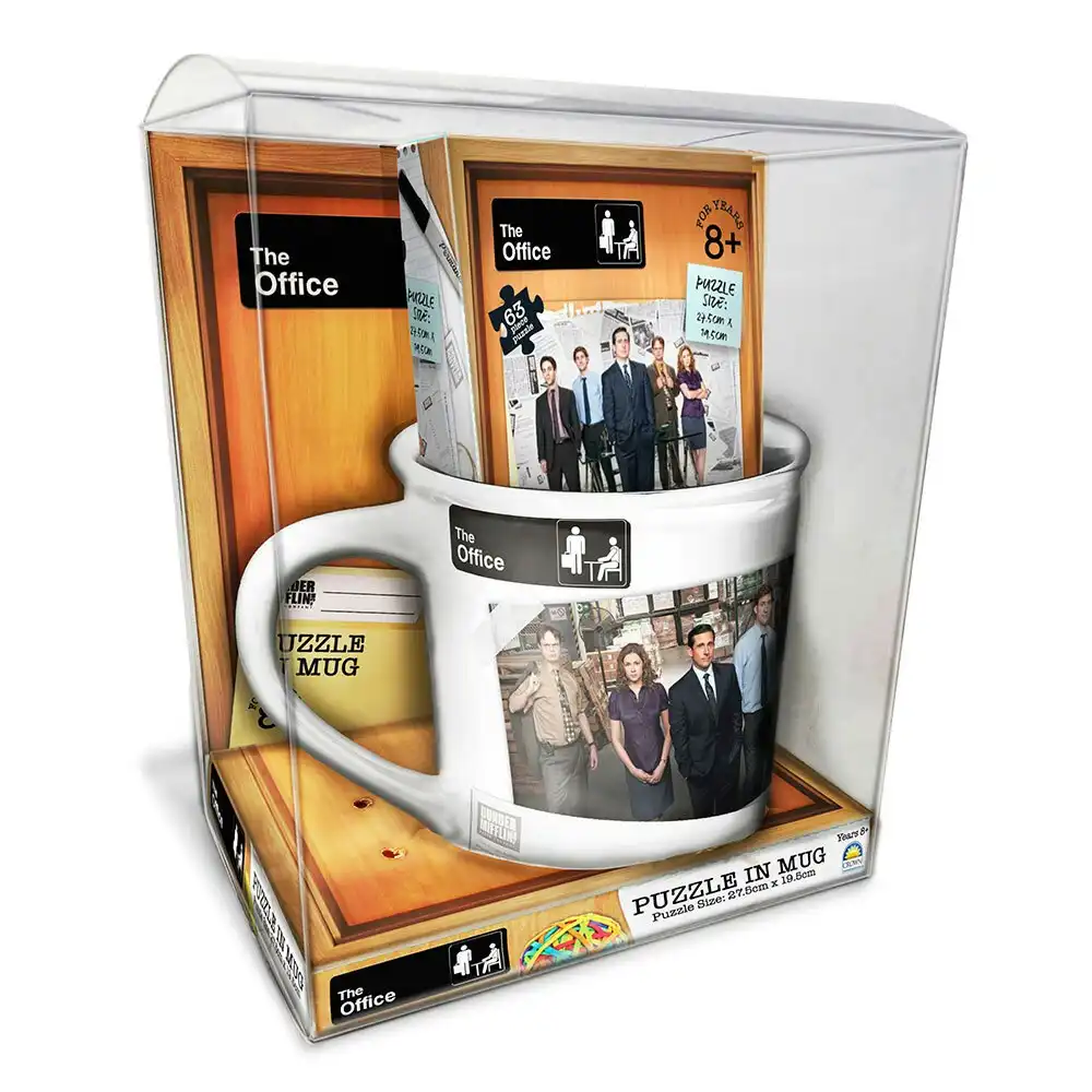 63pc The Office 27.5cm x 19.5cm Jigsaw Puzzle/9cm Mug Kids/Family Game Toy 8y+