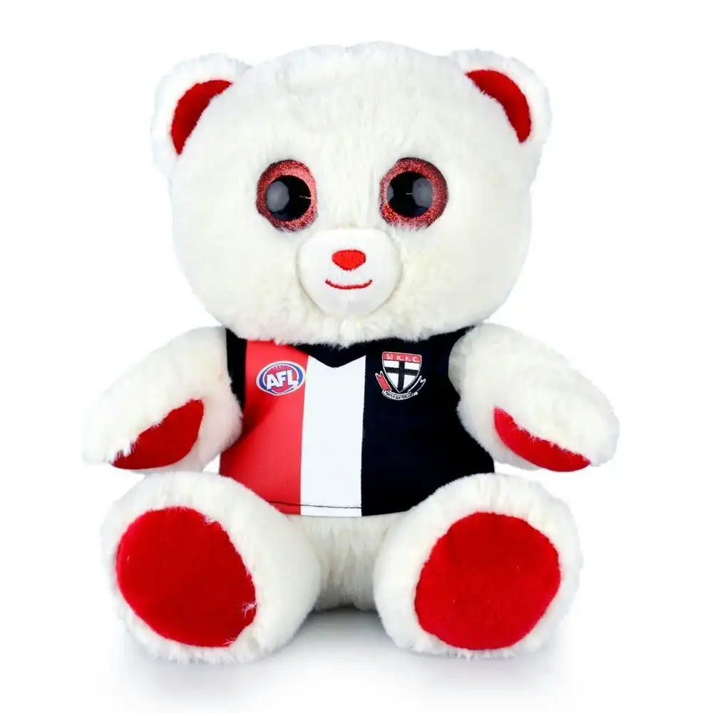 AFL Sparkle St Kilda Kids/Children 22cm Footy Team Soft Bear Toy 3y+