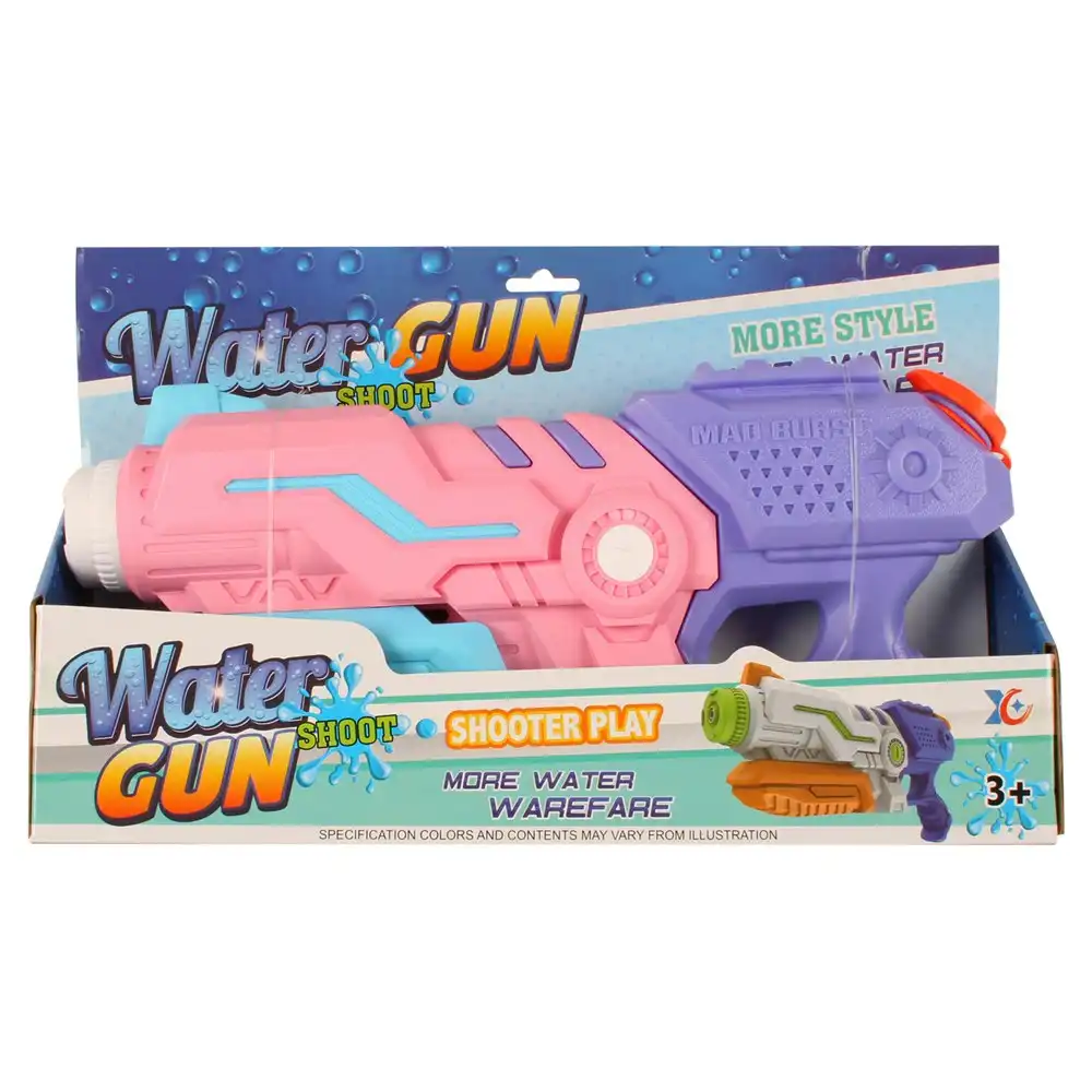 Toys For Fun Deluxe 37cm Water Gun Playset Kids/Children Outdoor Play Toy Pink