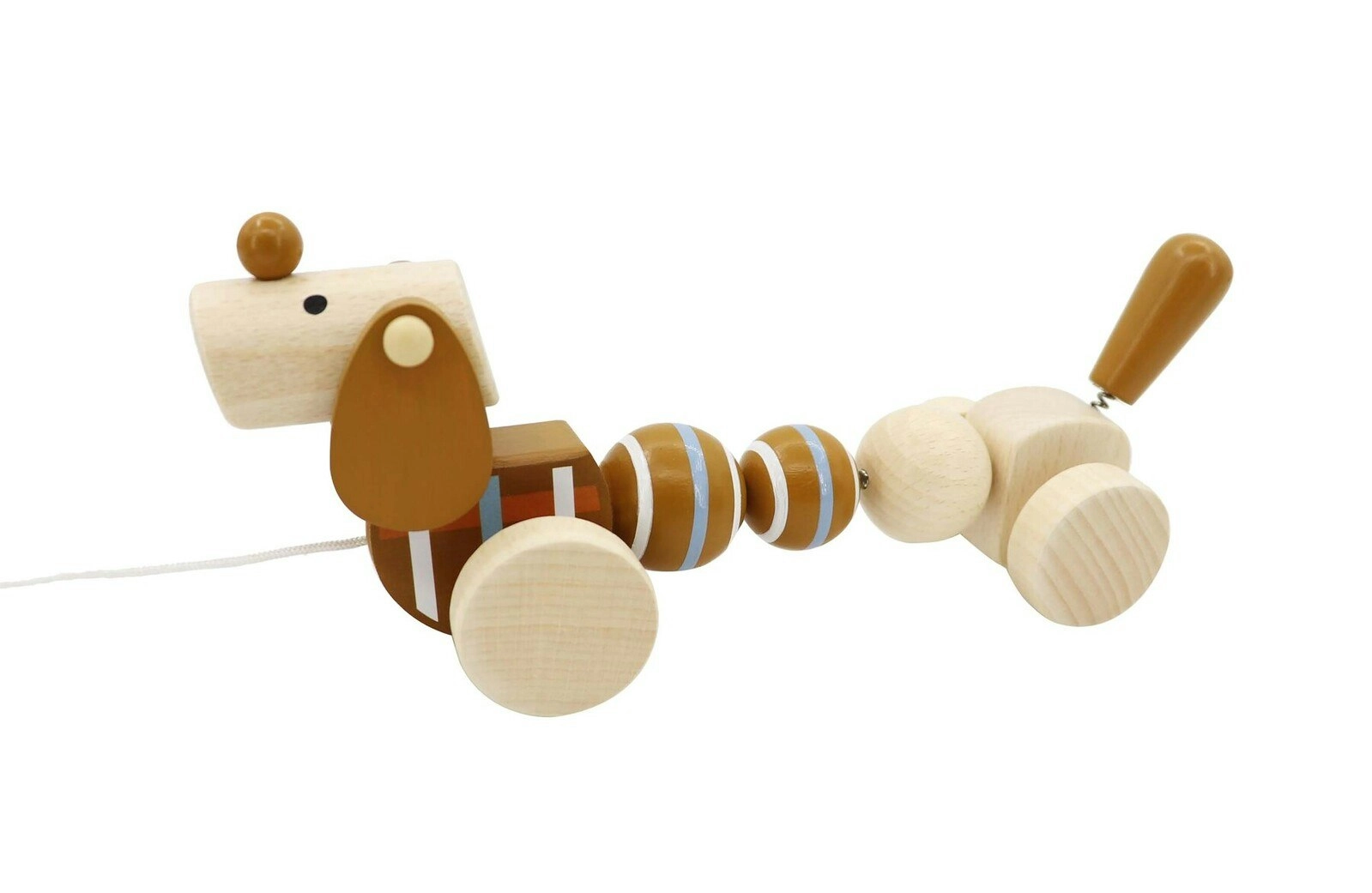 Kaper Kidz 23cm Calm & Breezy Pull Along Sausage Dog Kids/Toddler Play Toy 12m+