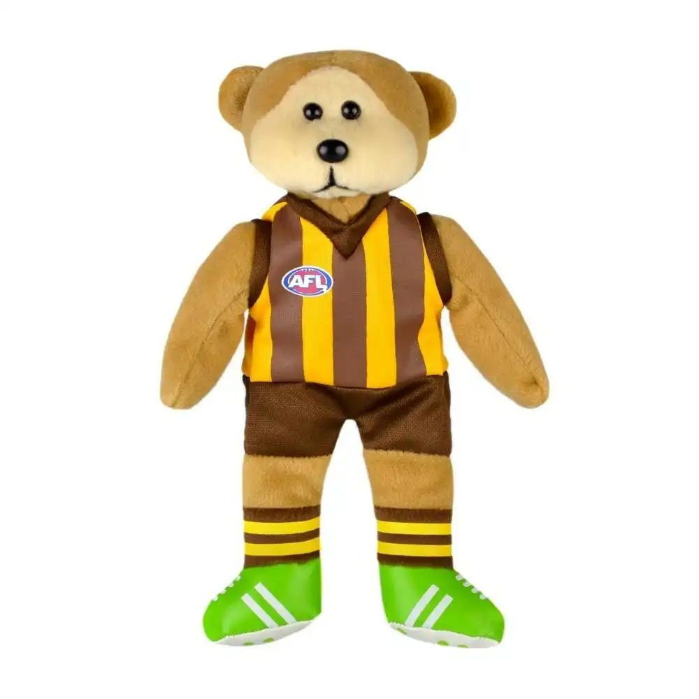 AFL Magic Play Hawthorn Kids 30cm Footy Team Soft Collectable Bear Toy 3y+
