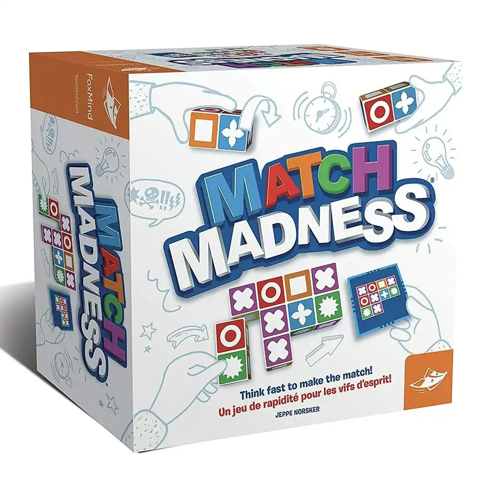 Foxmind Match Madness Family/Children's Block Match Puzzle Challenge Game 7y+