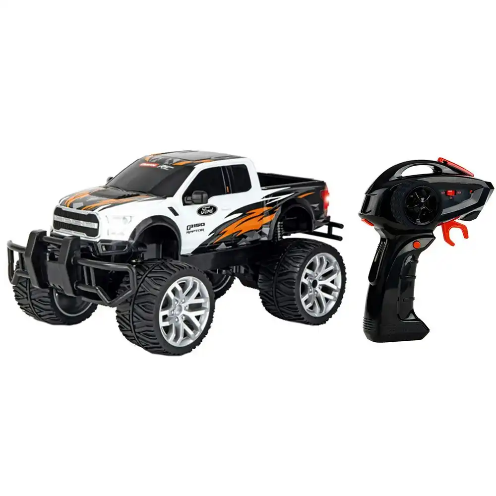 Carrera RC Toy 1:14 Scale 39.5cm Ford Raptor 2.4Ghz/USB Kids Vehicle 6y+ White