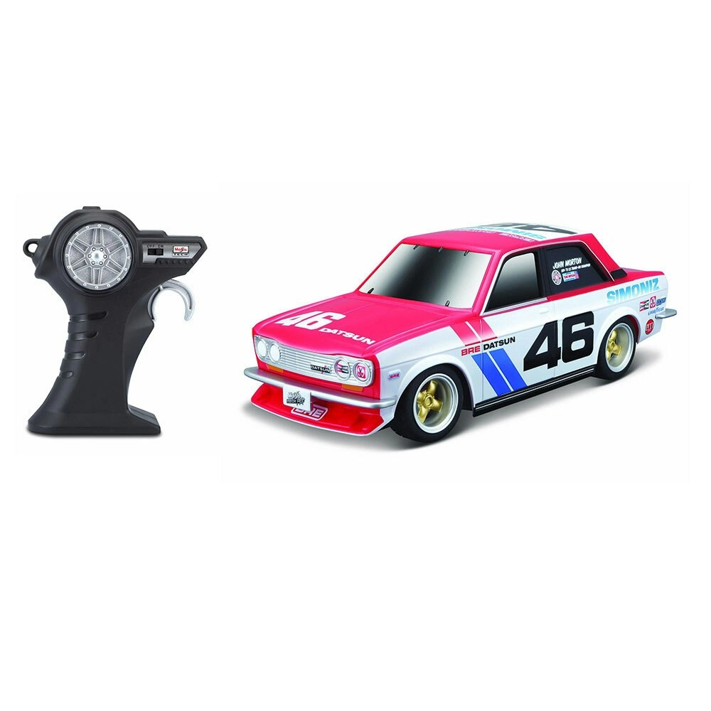 Maisto Tech 1:24 RC Car BRE Datsun 510 2.4Ghz & USB w/Remote Control Kids Toy 5+