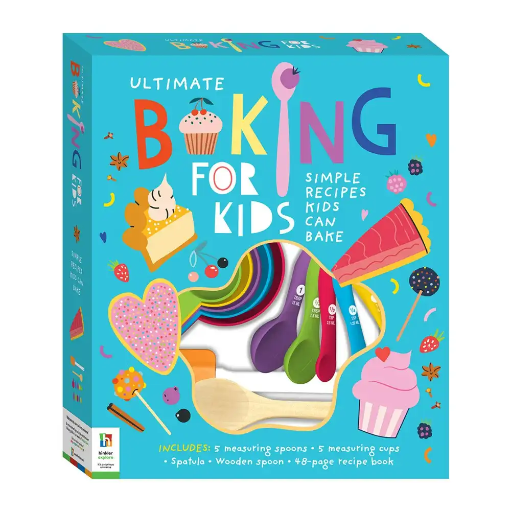 WonderFull Ultimate Baking Kit Spatula/Spoon w/Recipe Book For Kids Fun Play Toy